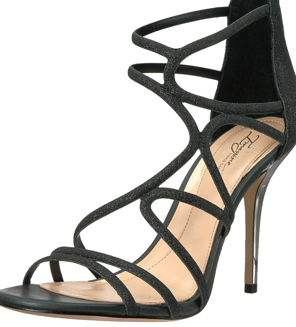 Vince Camuto Imagine Rene Black Sparkle Heels